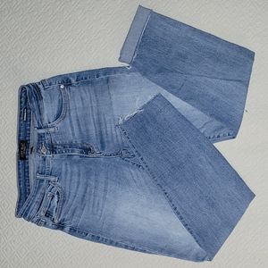 Non-distressed raw hem Boyfriend Fit Judy Blue jeans size 5/27